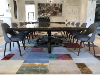 Giant oak dining table